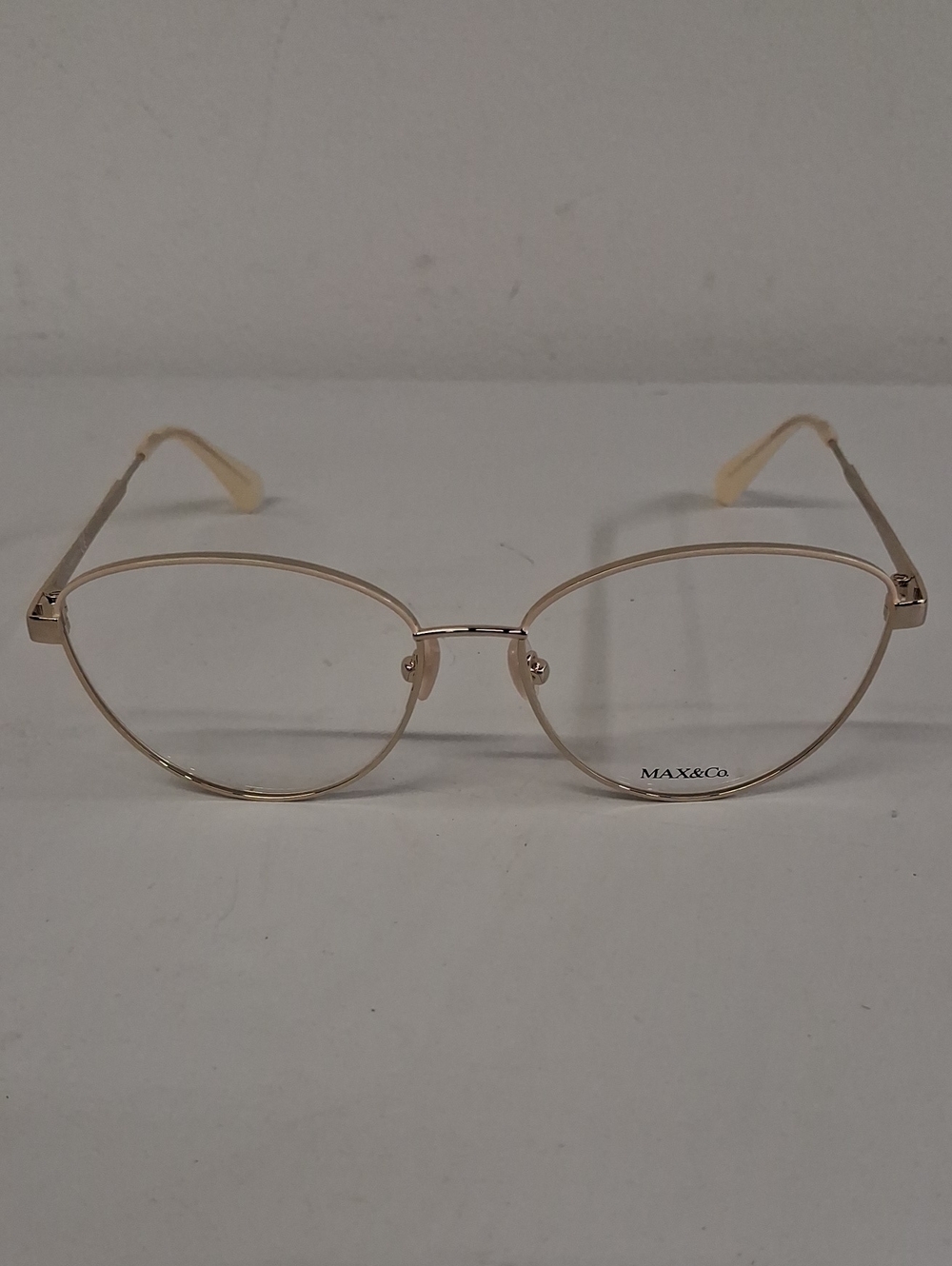 NWOT Womens Rxable Max & Co. MO5006 032 Gold Eyeglass Frames